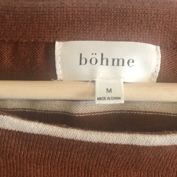 Cropped Bohme Striped Sweater - Picture 4 of 5